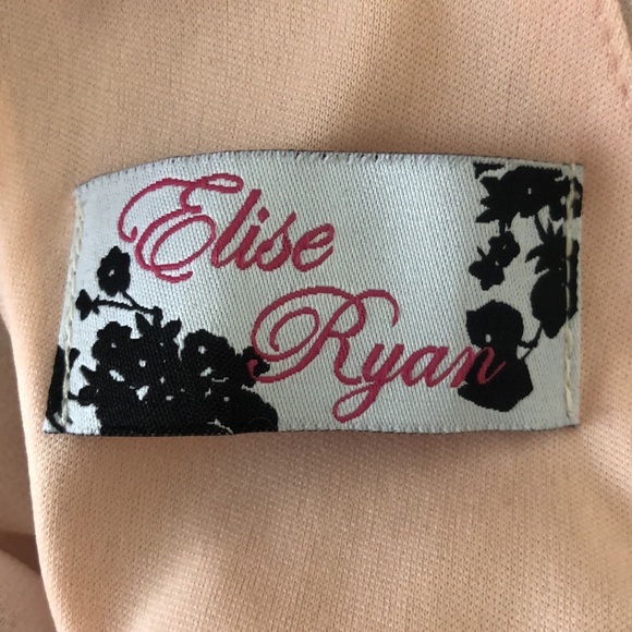 ASOS jewel high neck, chiffon blush pink above knee dress - Picture 9 of 10